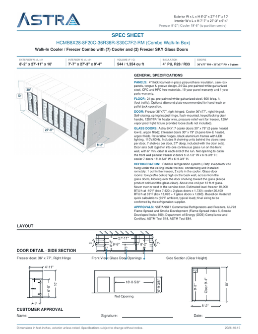 Spec Sheet