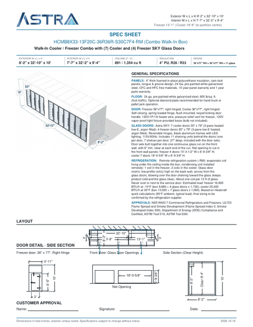 Spec Sheet