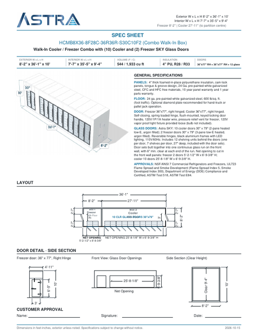 Spec Sheet