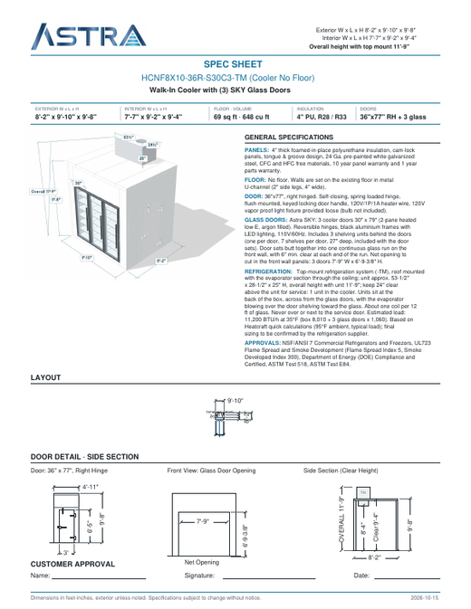 Spec Sheet