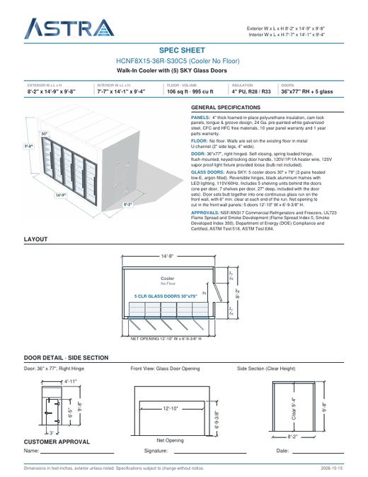 Spec Sheet