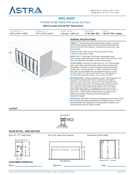 Spec Sheet