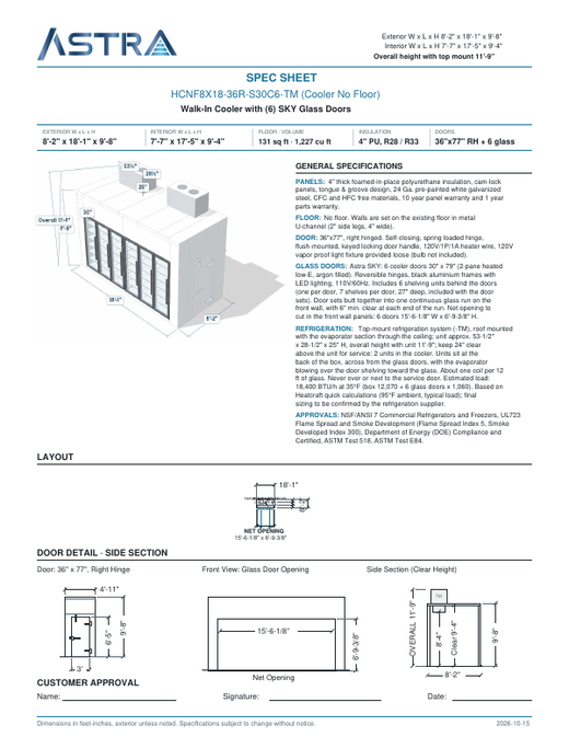 Spec Sheet