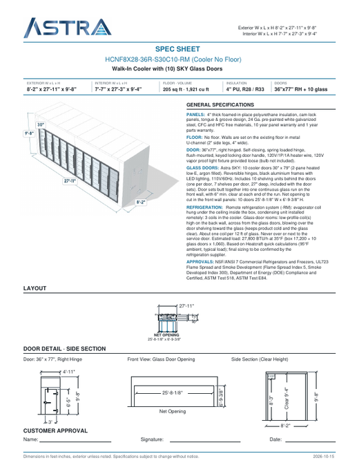 Spec Sheet