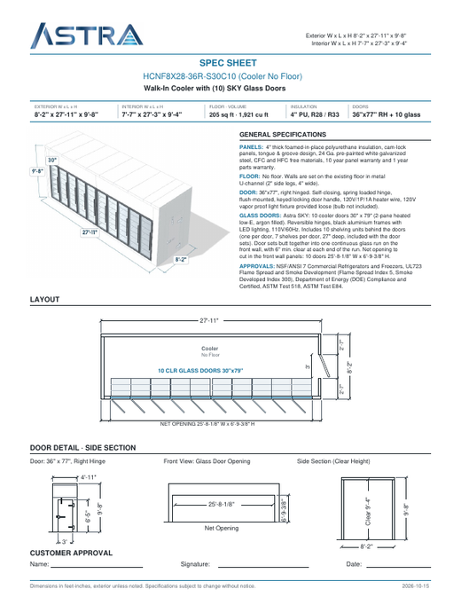 Spec Sheet