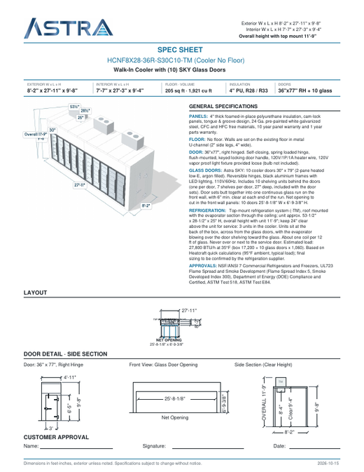Spec Sheet