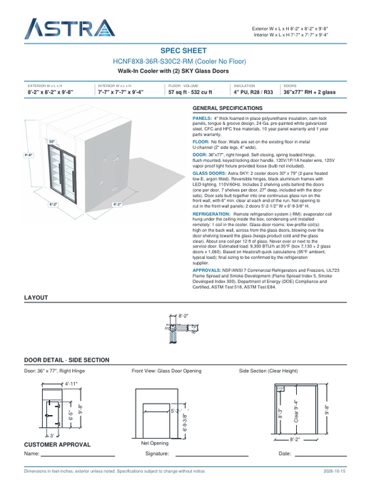 Spec Sheet