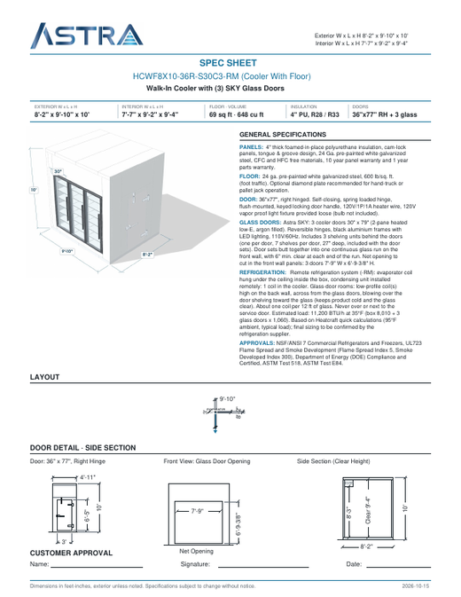 Spec Sheet