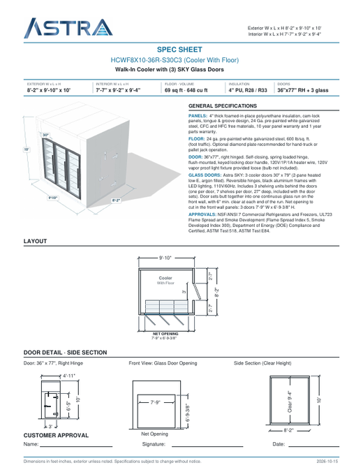 Spec Sheet