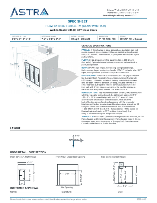 Spec Sheet