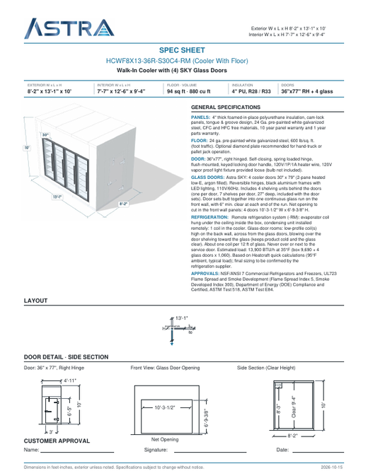 Spec Sheet