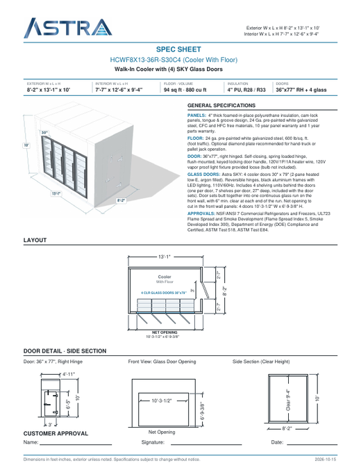 Spec Sheet