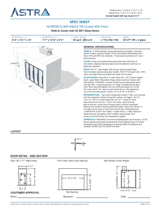 Spec Sheet