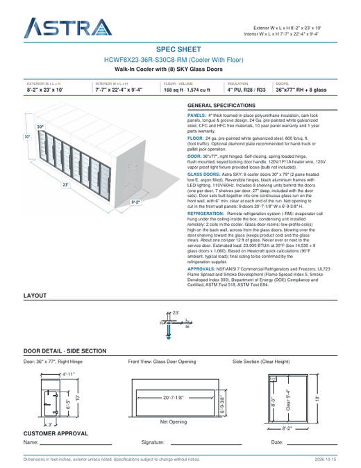 Spec Sheet