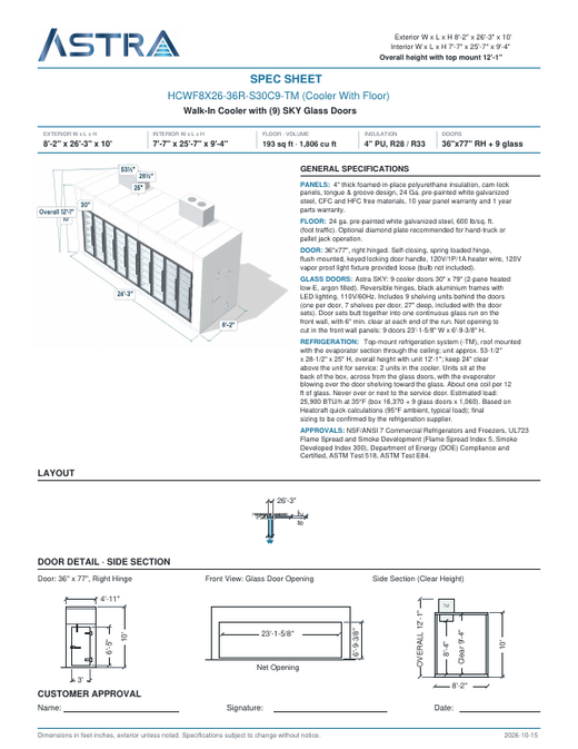 Spec Sheet