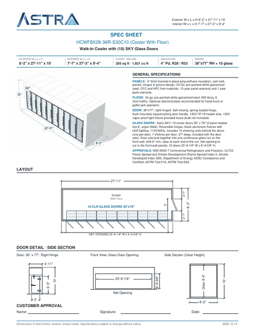 Spec Sheet