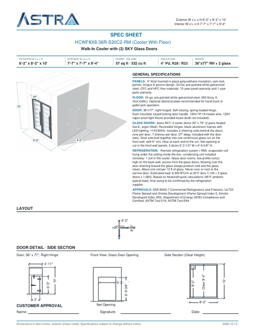 Spec Sheet