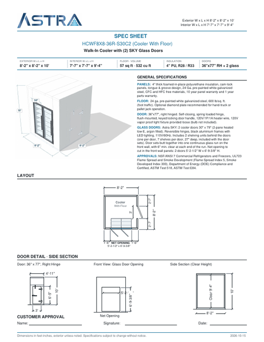 Spec Sheet
