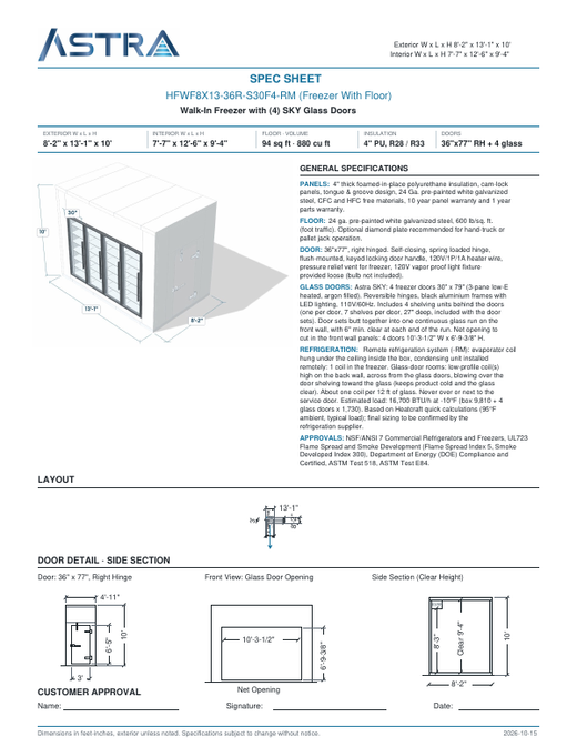 Spec Sheet