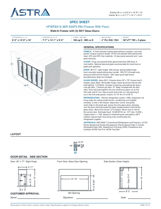 Spec Sheet