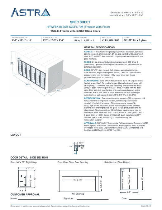 Spec Sheet