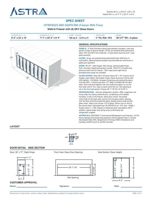 Spec Sheet