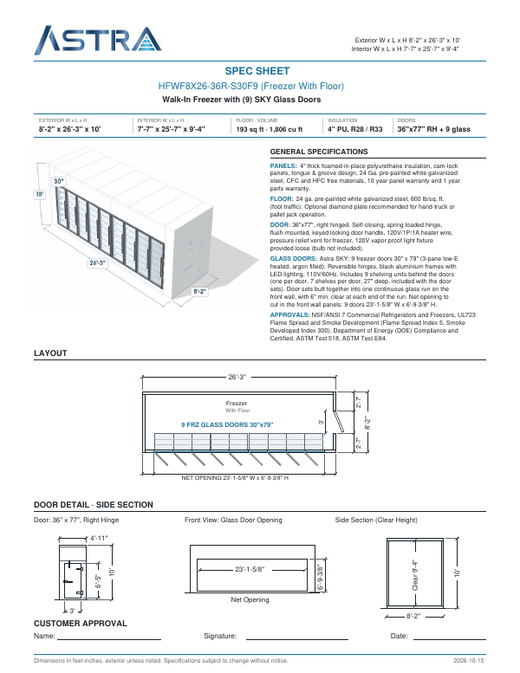 Spec Sheet
