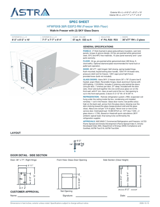 Spec Sheet