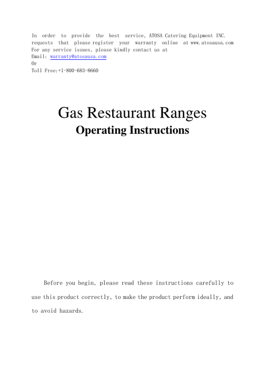 Owner's Manual