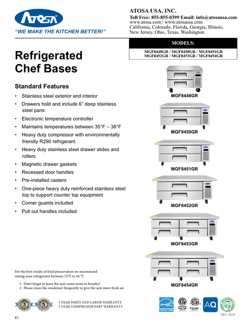 Spec Sheet