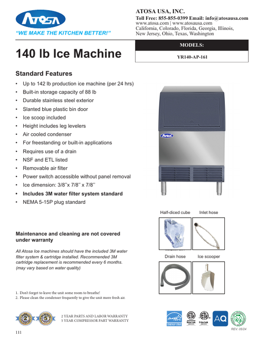 Spec Sheet