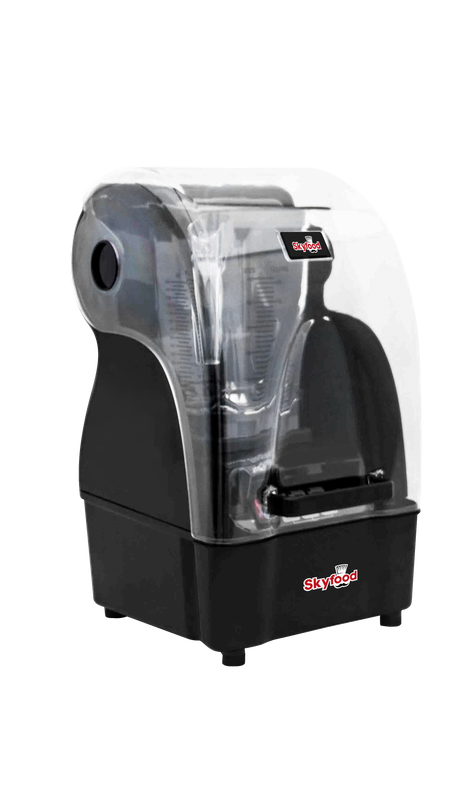 Skyfood BQ1.5 50 oz. Quiet Blender With Sound Enclosure 38,000 RPM 3-Speed & Pulse 3 Pre-Set Timers Tritan Container 3 HP Motor