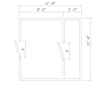 CMB12X12-8C4F-36R36R