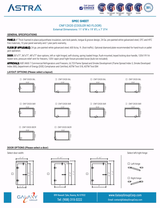 CNF12X20 - Spec Sheet