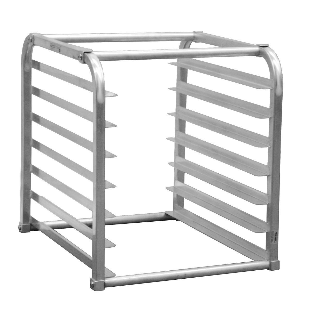 Serv-Ware CWP-RR-07-V 7-pan reach-in refrigerator pan rack, front angle view