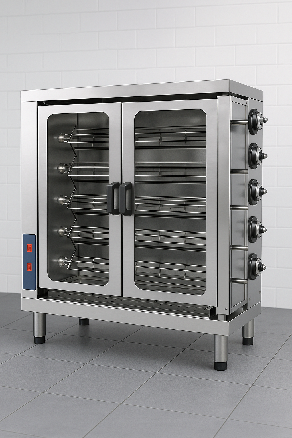 Pegasus CR-5G Gas Chicken Rotisserie, 5 Spits - NG