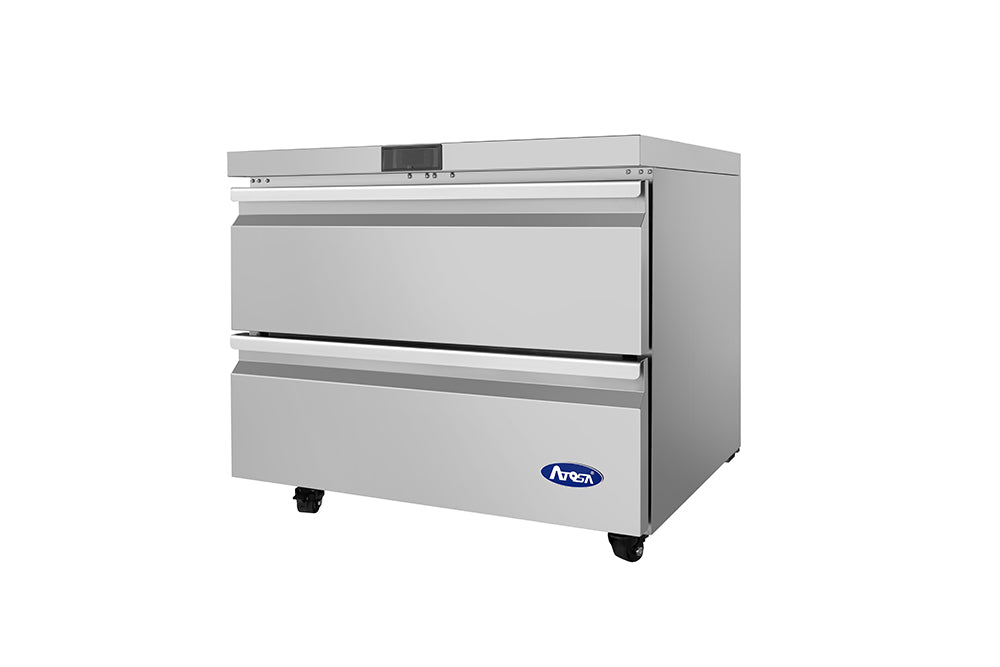 Atosa AUR36D2 – Undercounter Refrigerator with Drawers