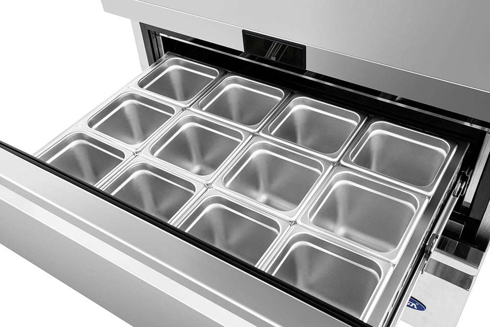 Atosa AUR36D2 – Undercounter Refrigerator with Drawers