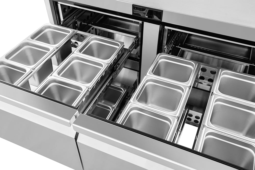 Atosa AUR48D4 – Undercounter Refrigerator with Drawers