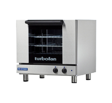Moffat Turbofan E23M3 half-size manual electric convection oven, front view