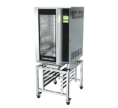 Moffat Turbofan SKEHT10 stand under an EHT10-L holding cabinet (sold separately), right front view