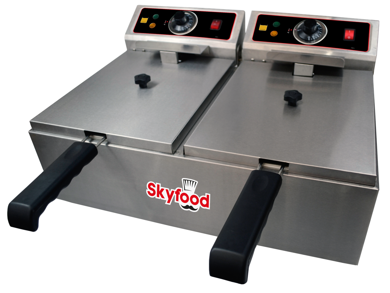Skyfood FED-20-N Electric Fryer - Countertop Double Well