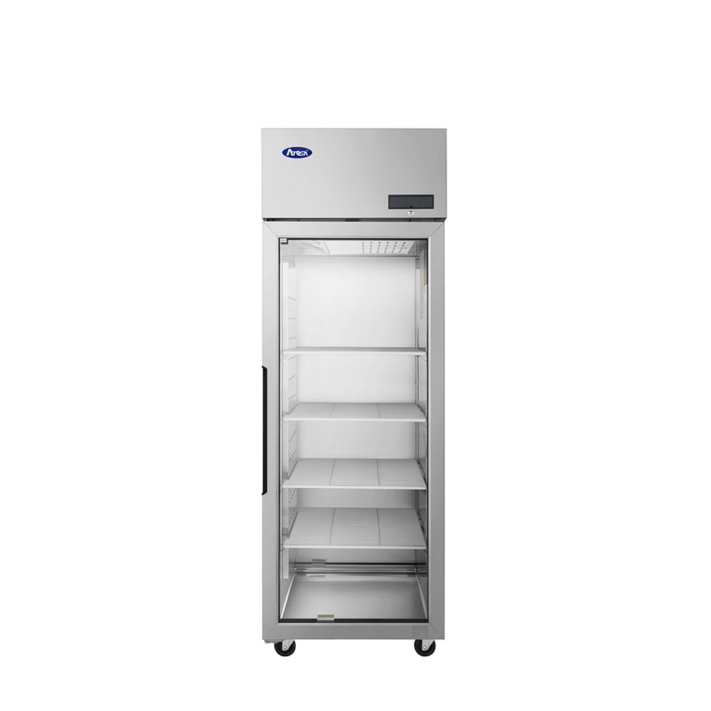 Atosa PLUS-R1-GS-R-PT pass-thru refrigerator, glass front door, front view