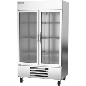 Beverage Air HBR44HC-1-G 2 Glass Door Bottom Mount Refrigerator 47"