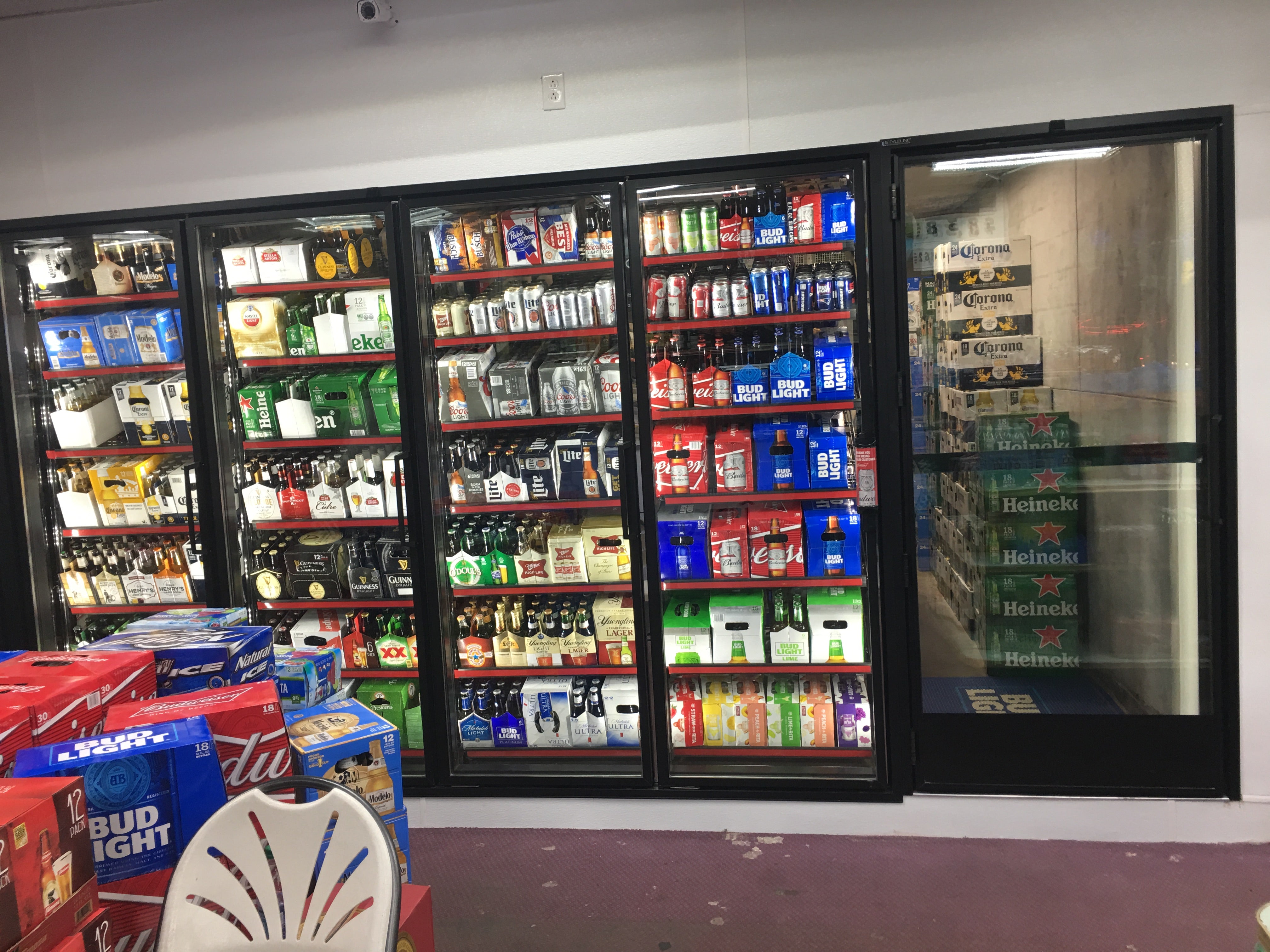 Custom Beer Cave - Glass Door Walk-In Cooler