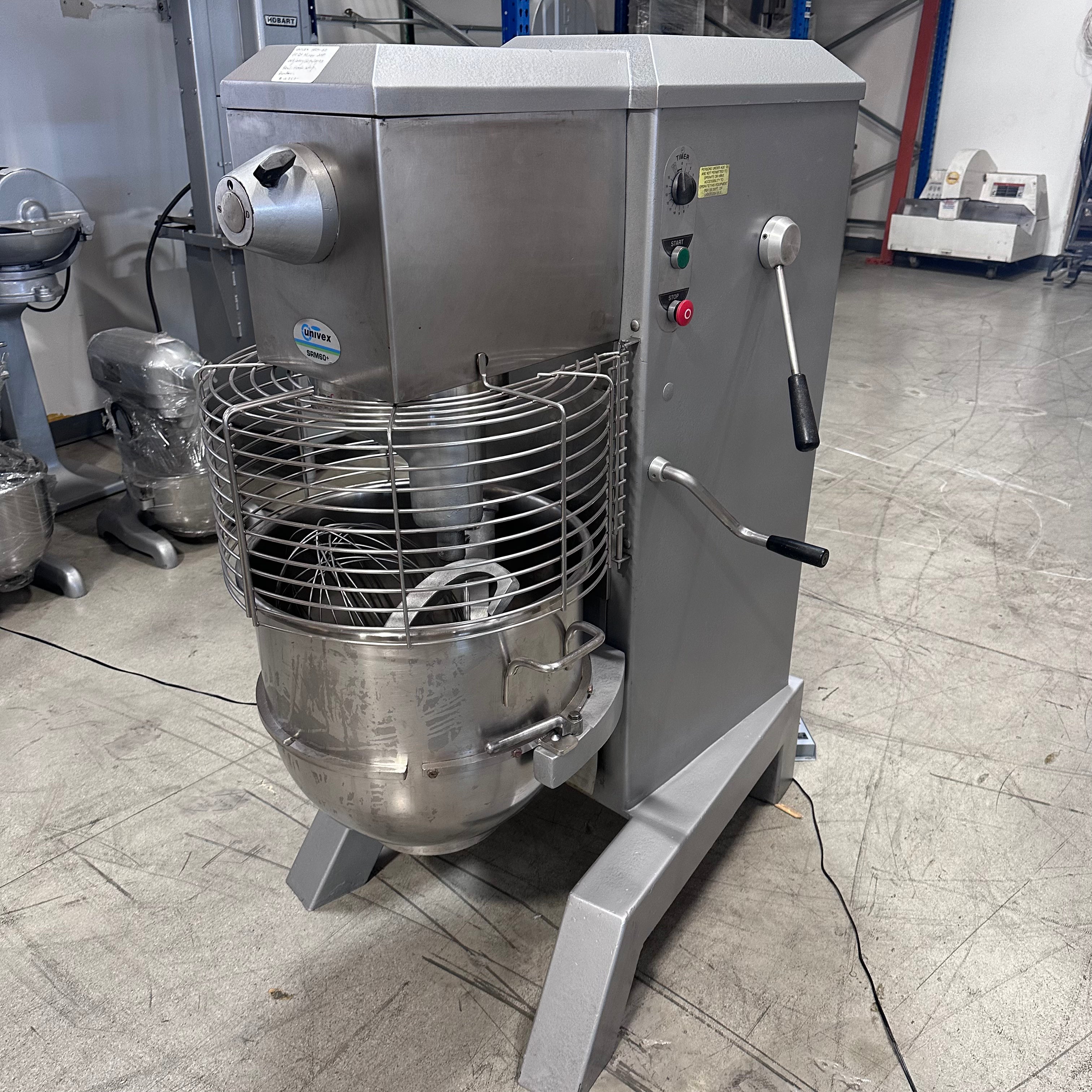 Univex SRM60+HD 60 qt Planetary Mixer - Floor Model, 208-220/60/3 Standard Voltage