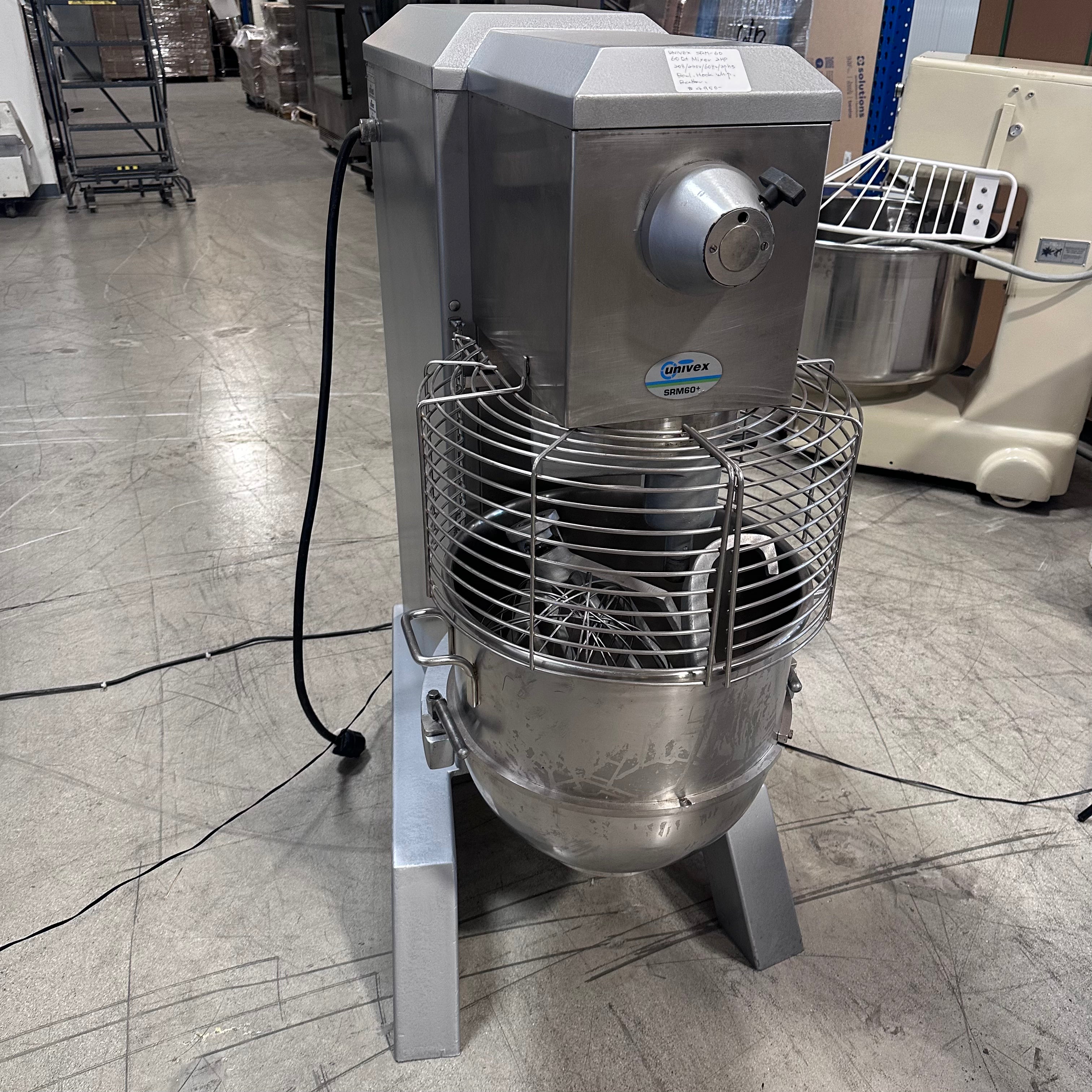 Univex SRM60+HD 60 qt Planetary Mixer - Floor Model, 208-220/60/3 Standard Voltage