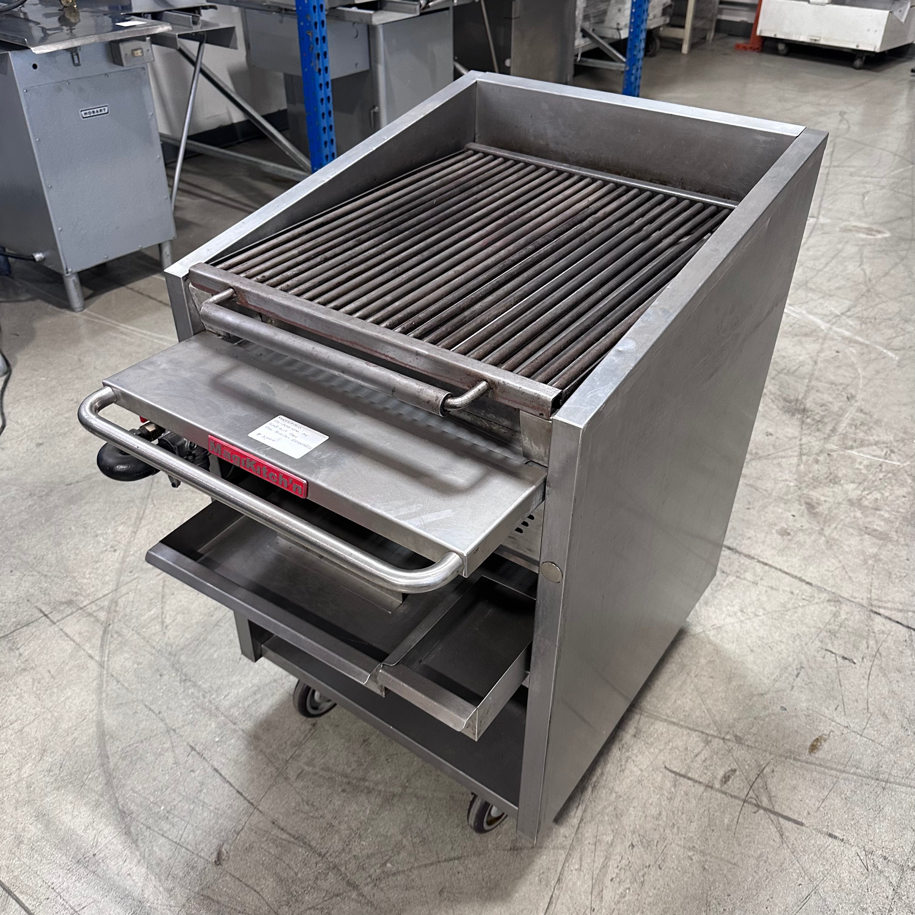 Magikitch'n CM-RMB-624 24" Gas Charbroiler w/ Floating Steel Grates