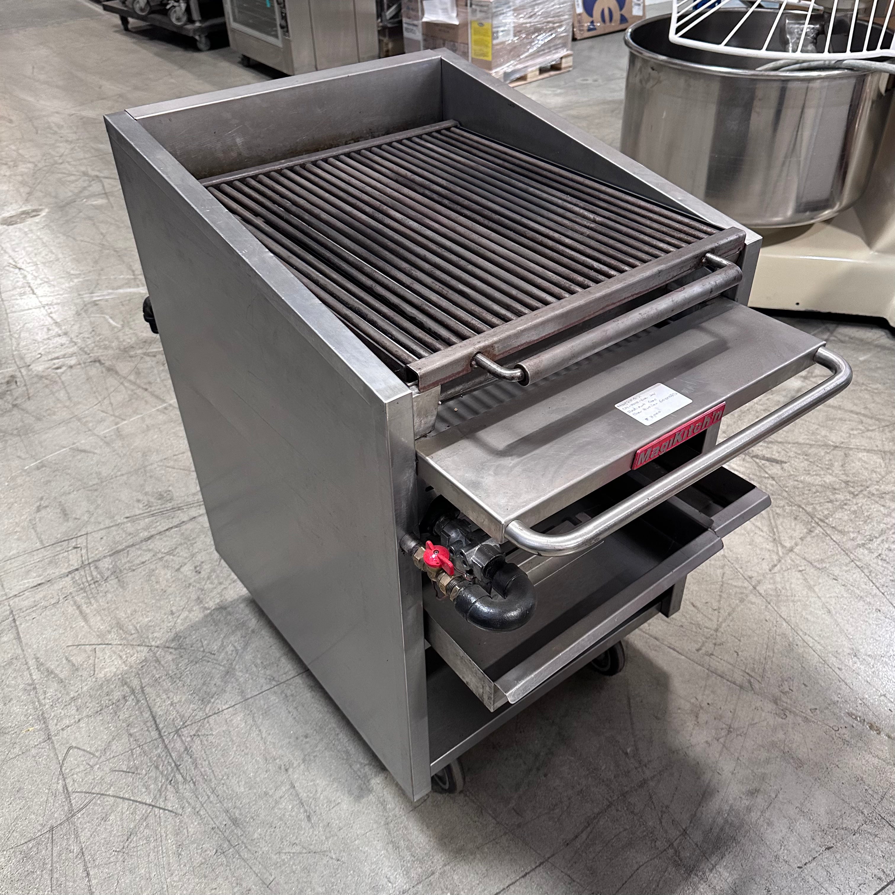 Magikitch'n CM-RMB-624 24" Gas Charbroiler w/ Floating Steel Grates