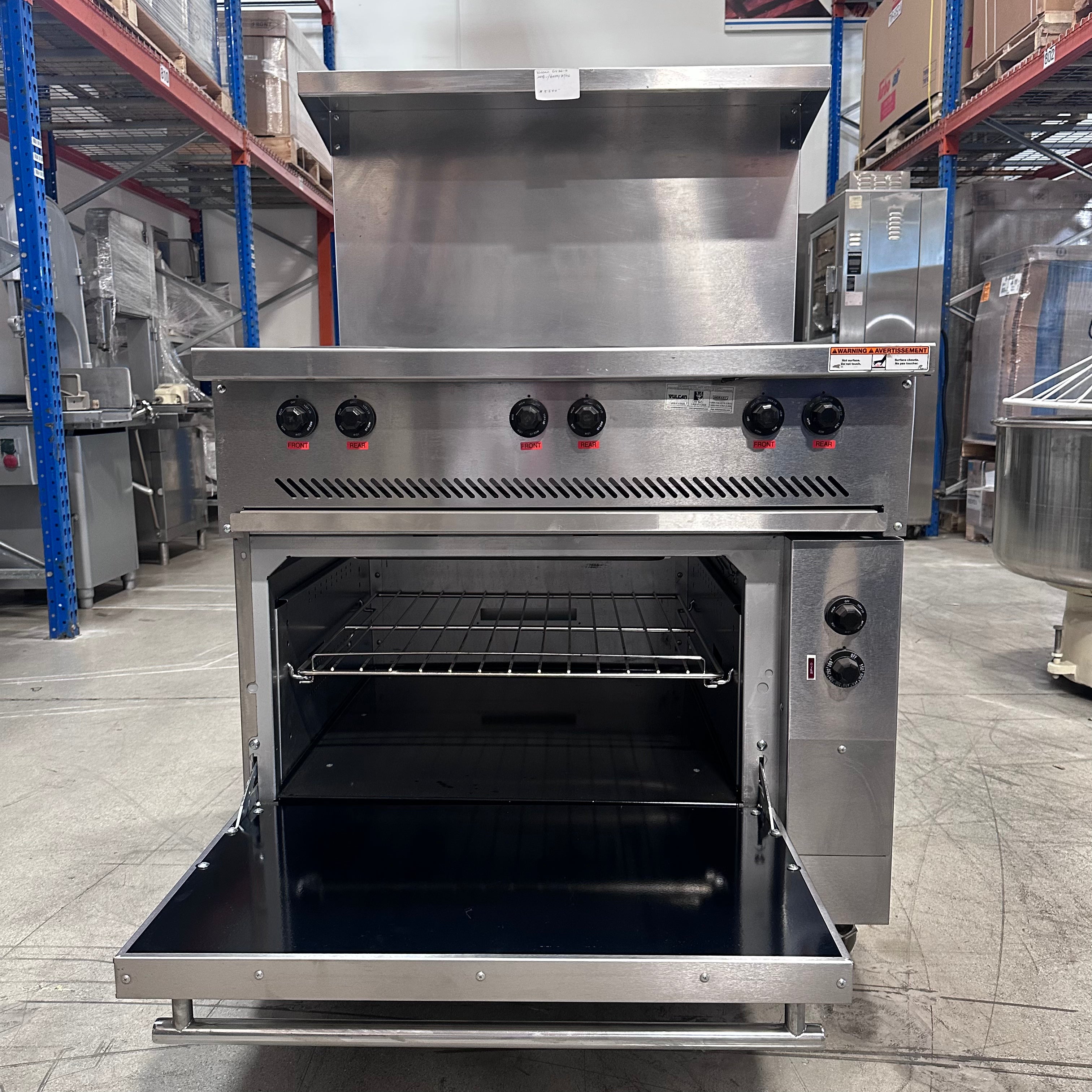 Vulcan EV36S-6FP240 36" EV Series Electric Range w/ (6) French Hot Plates, 240v/1ph/3ph